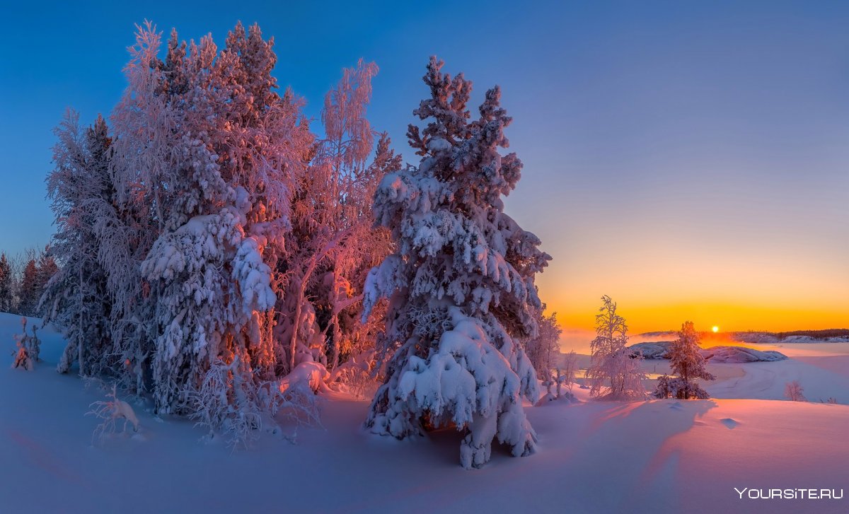 Зимний пейзаж Урала