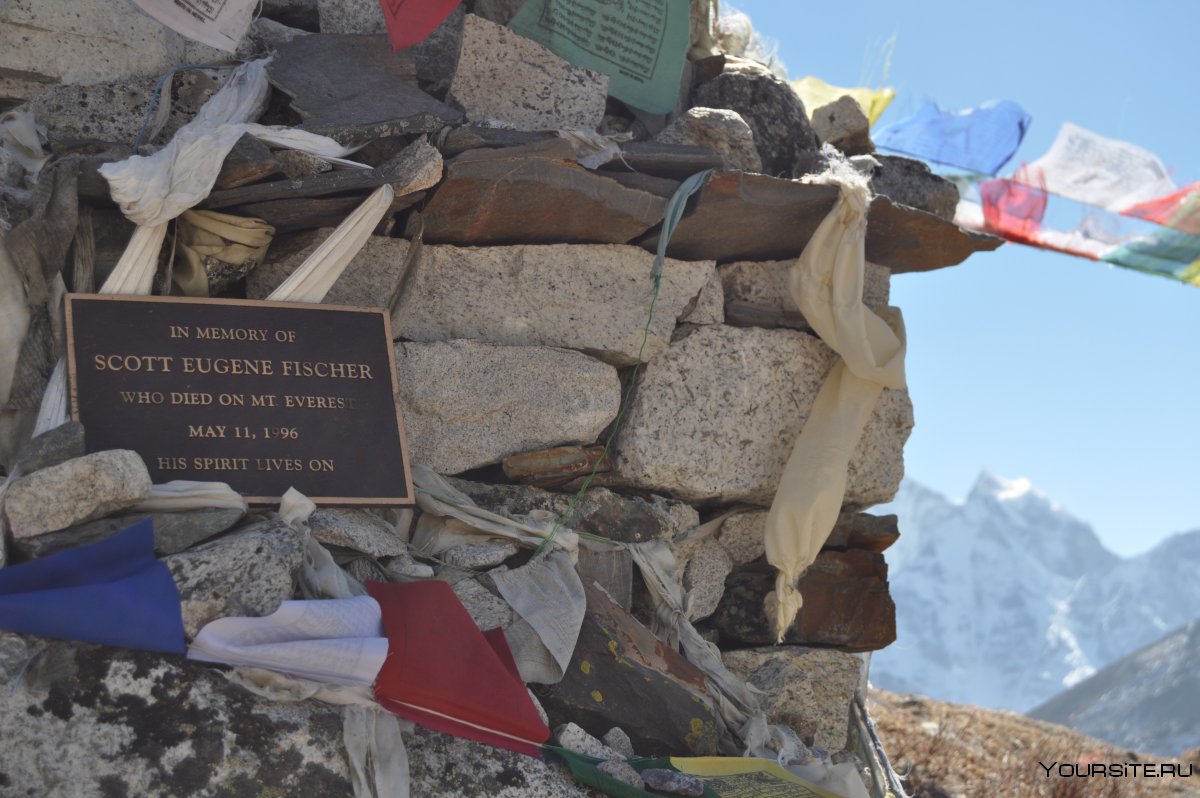Тело Скотта Фишера на Эвересте 1996