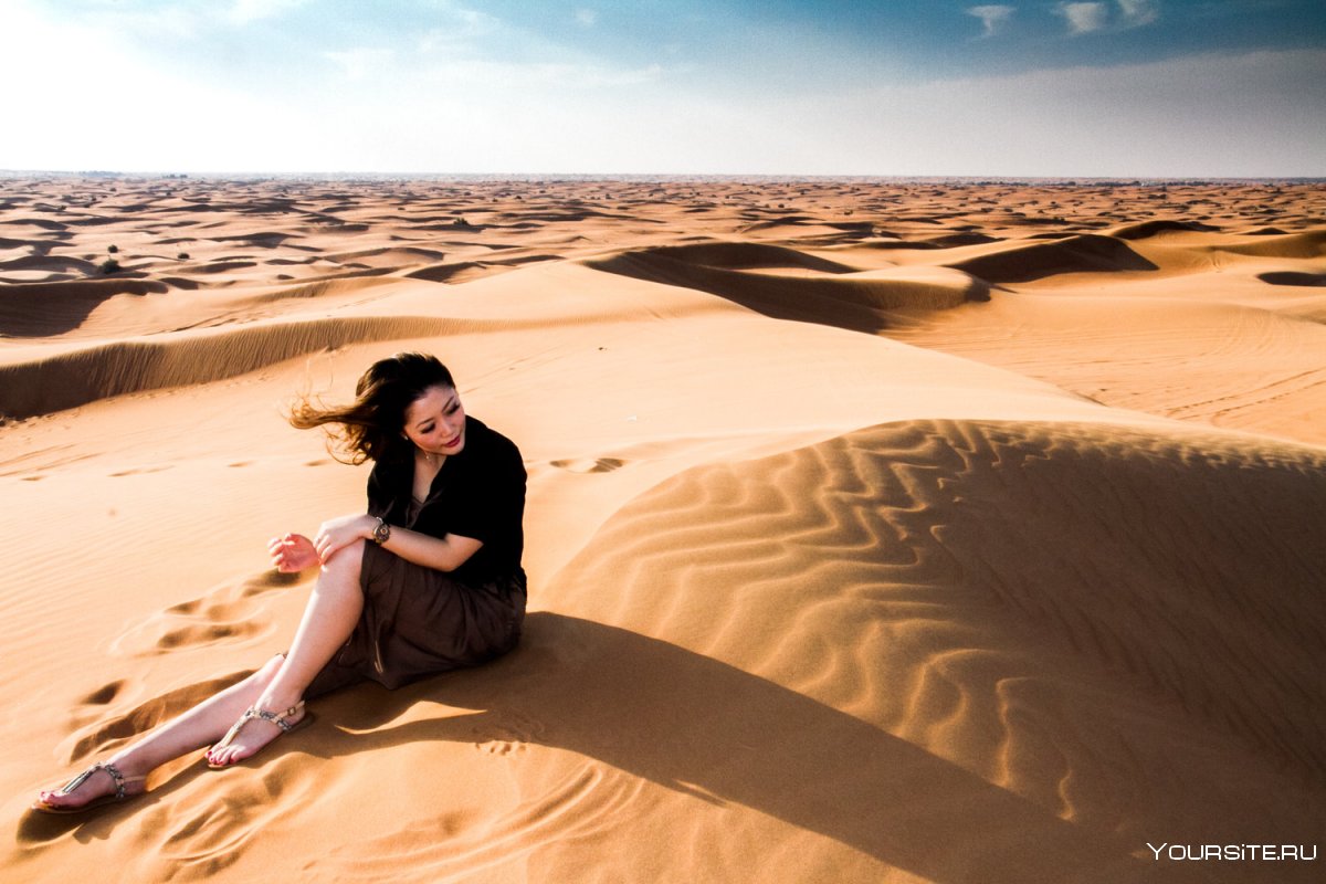 Фотосессия в пустыне