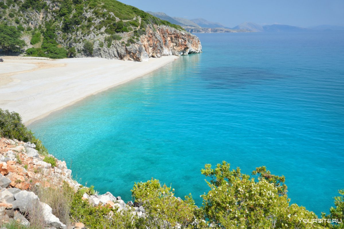Албания пляжи с белым песком