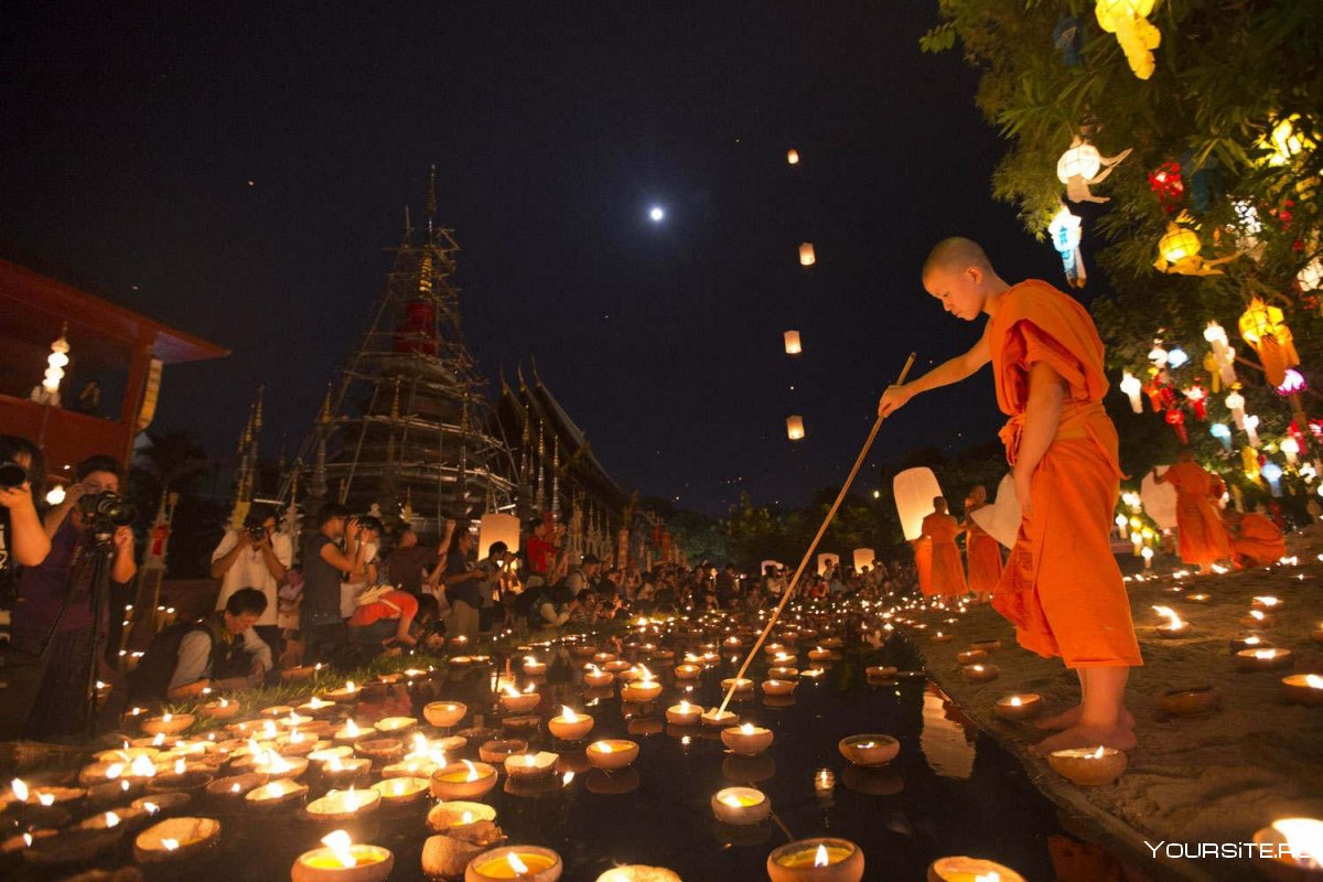 Yi Peng Lantern Festival (фестиваль фонариков) в Таиланде