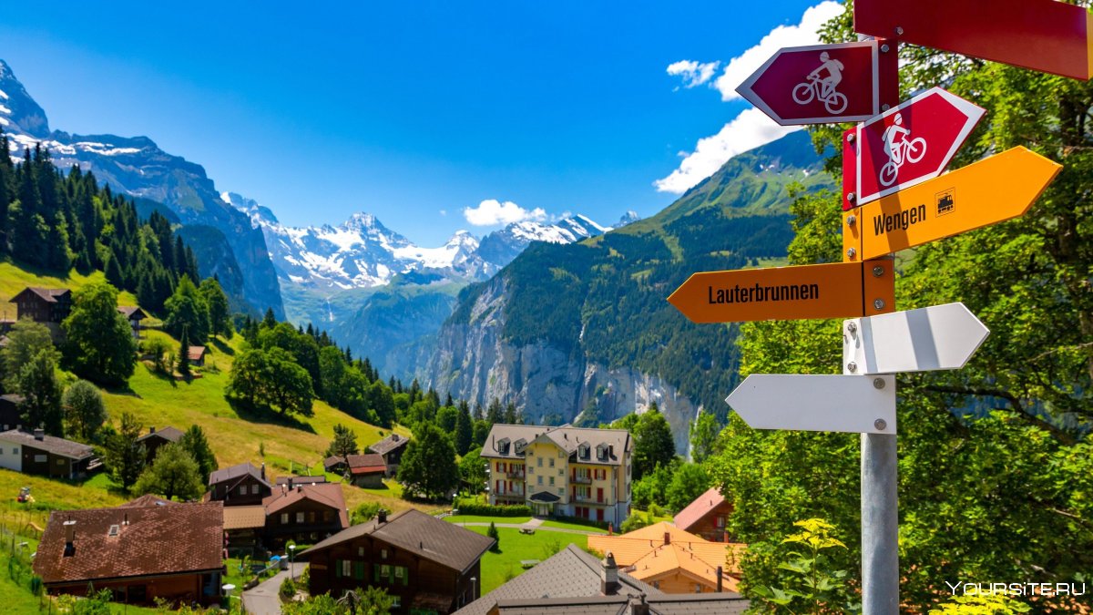 Альпийская гостиница Швейцария