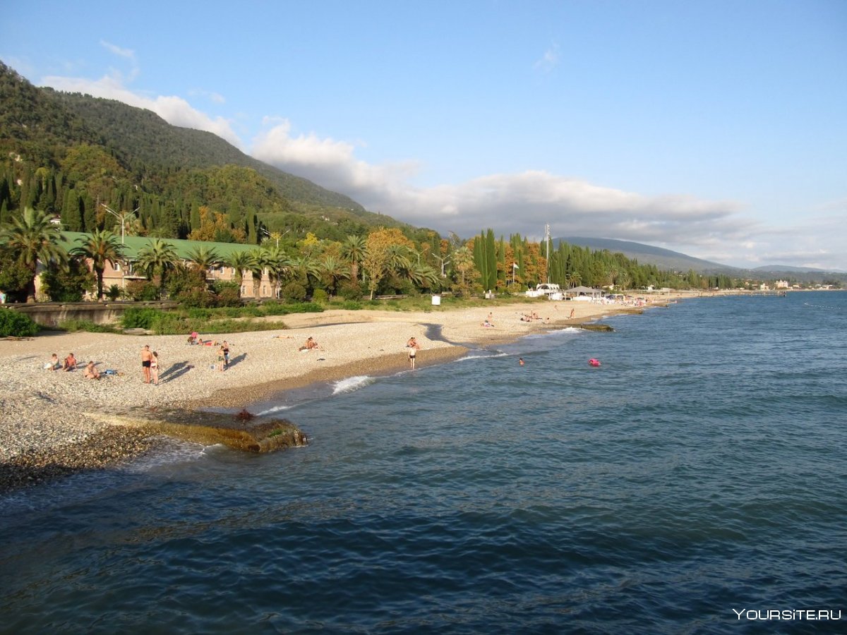 Абхазия новый Афон море