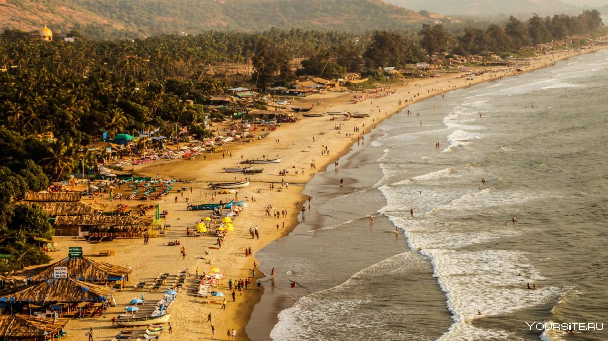 Пляж Арамболь в Индии