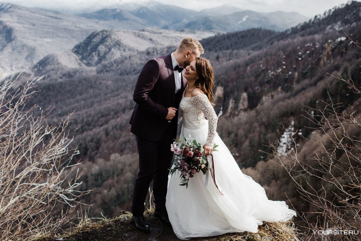 Самая красивая свадьба в горах