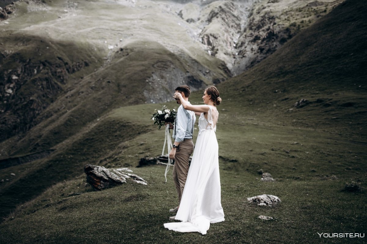 Грузинская свадьба в горах