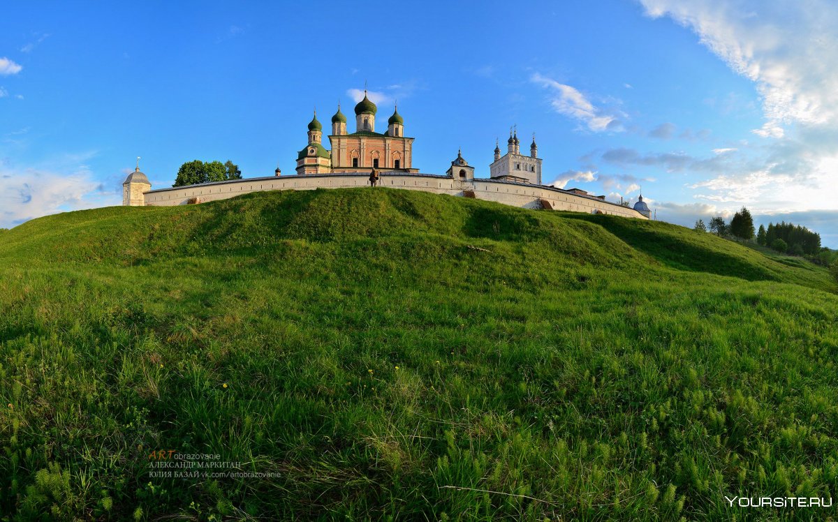 Горицкий монастырь PNG Переславль с воздуха