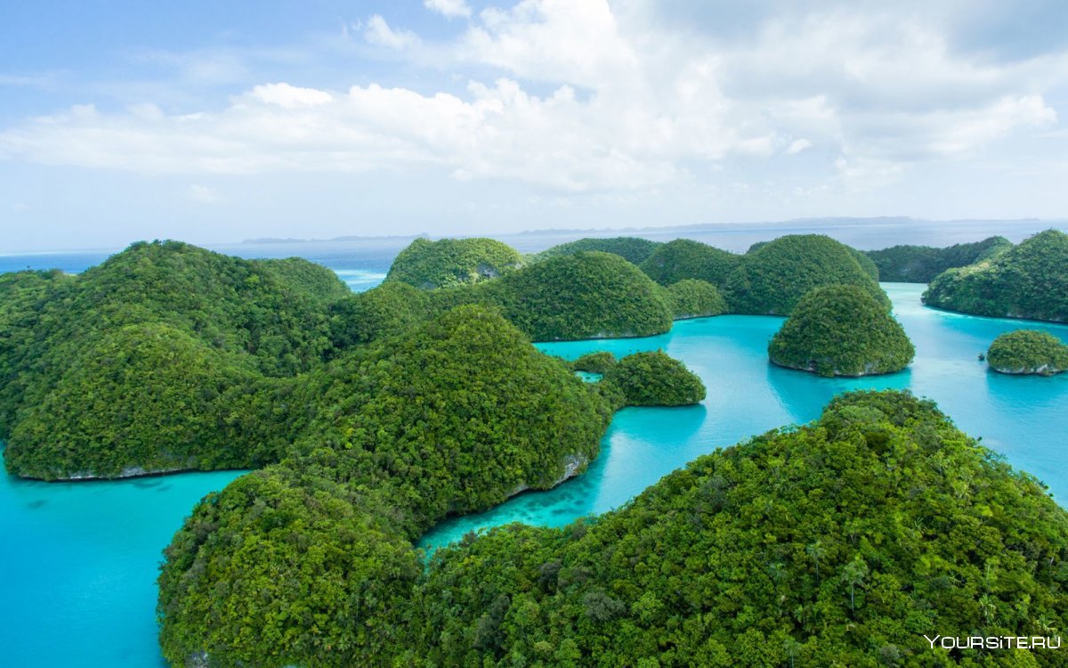 Тропический архипелаг Палау.