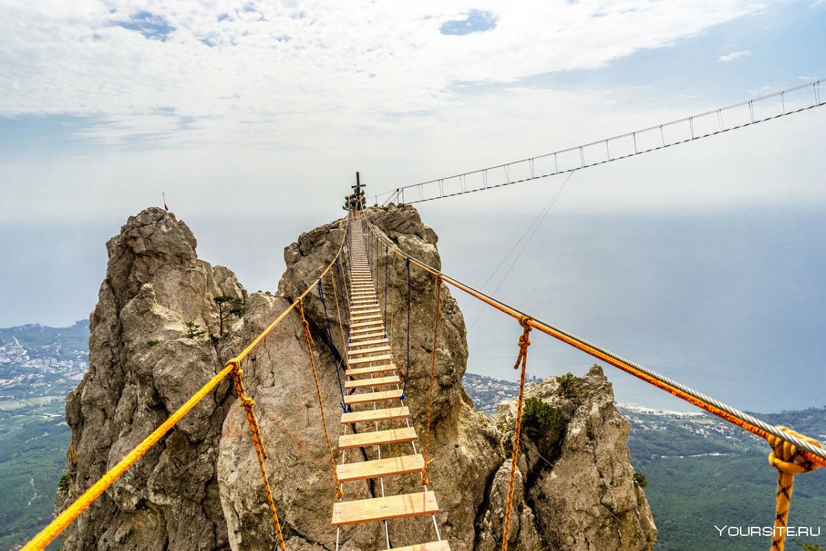 Гора ай-Петри в Крыму дорога