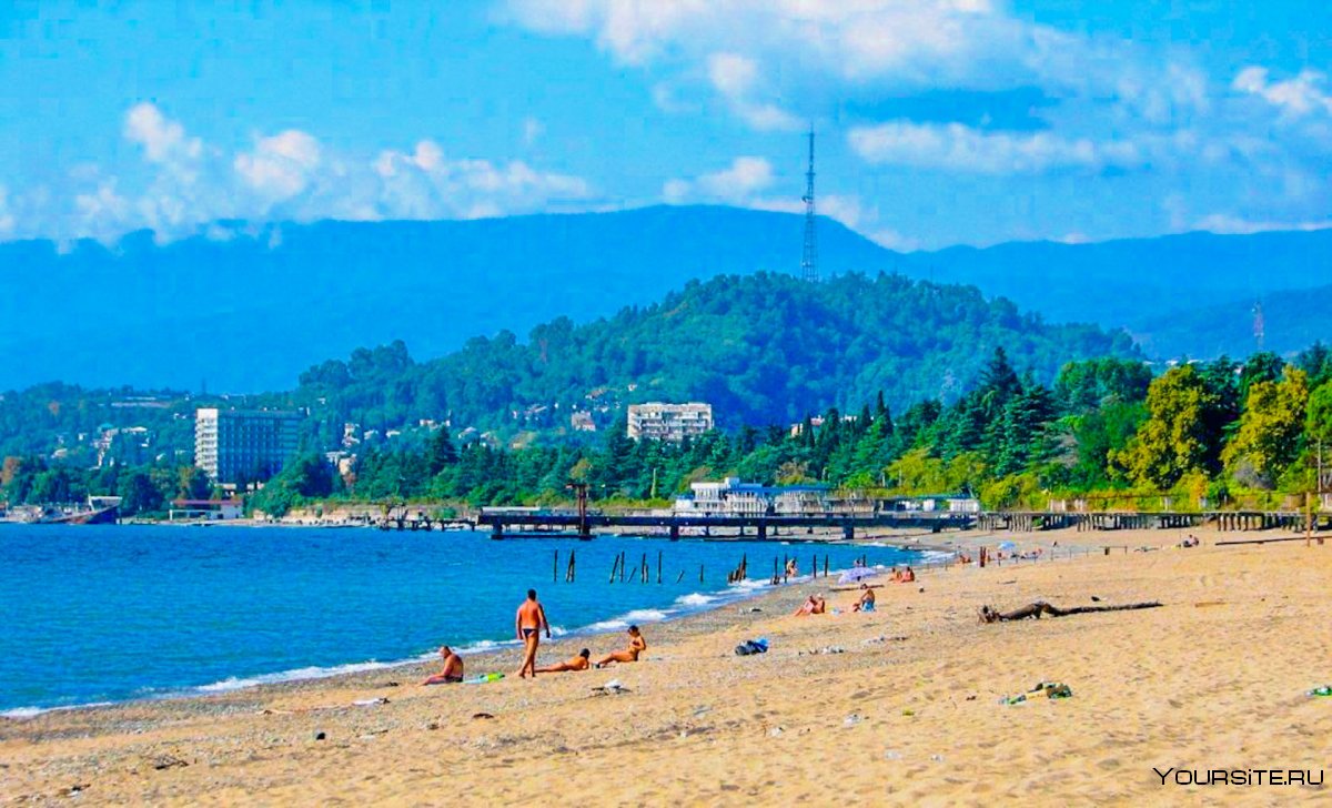 Сухум Абхазия пляж
