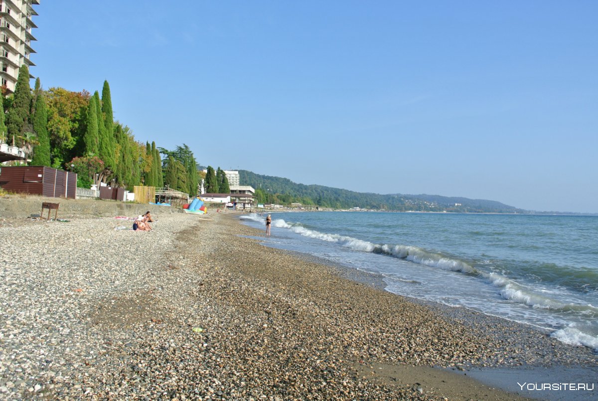 Сухум пляж