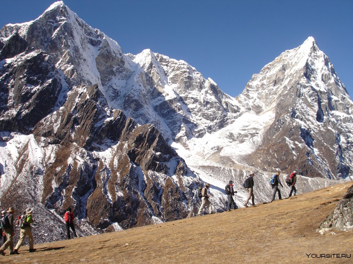 Лукла Непал вид на Эверест