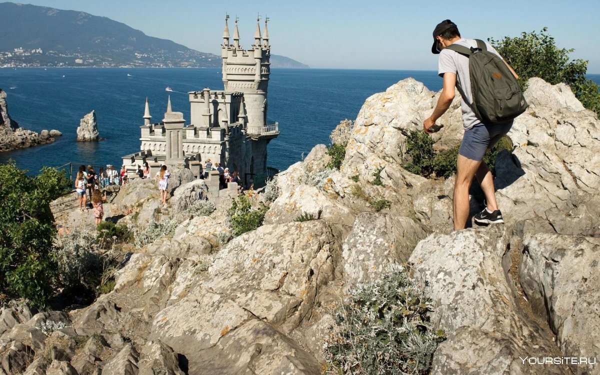 Гора ай-Петри в Крыму туристов