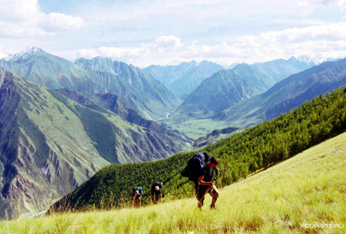 Горный Алтай туристы