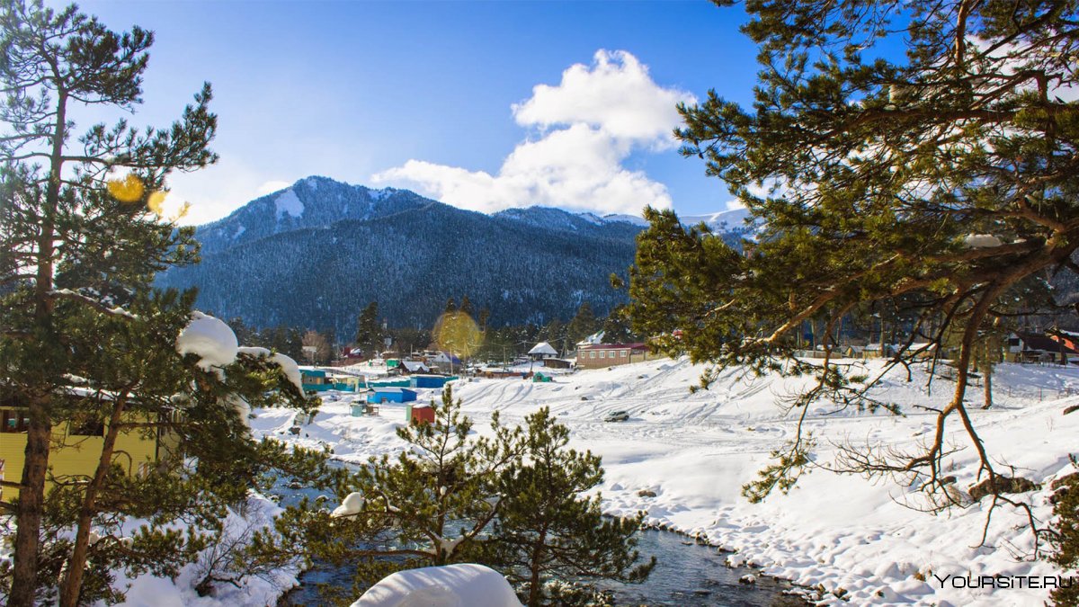 Домбай горнолыжный курорт 2021
