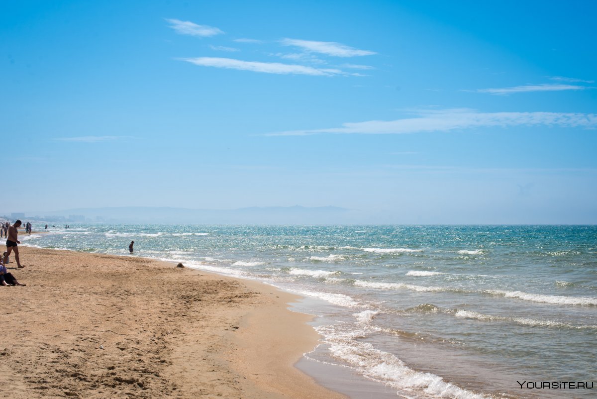 Черное море пляж Витязево