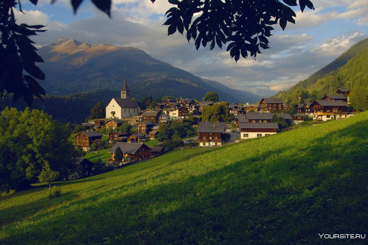 Деревня васераун Швейцария