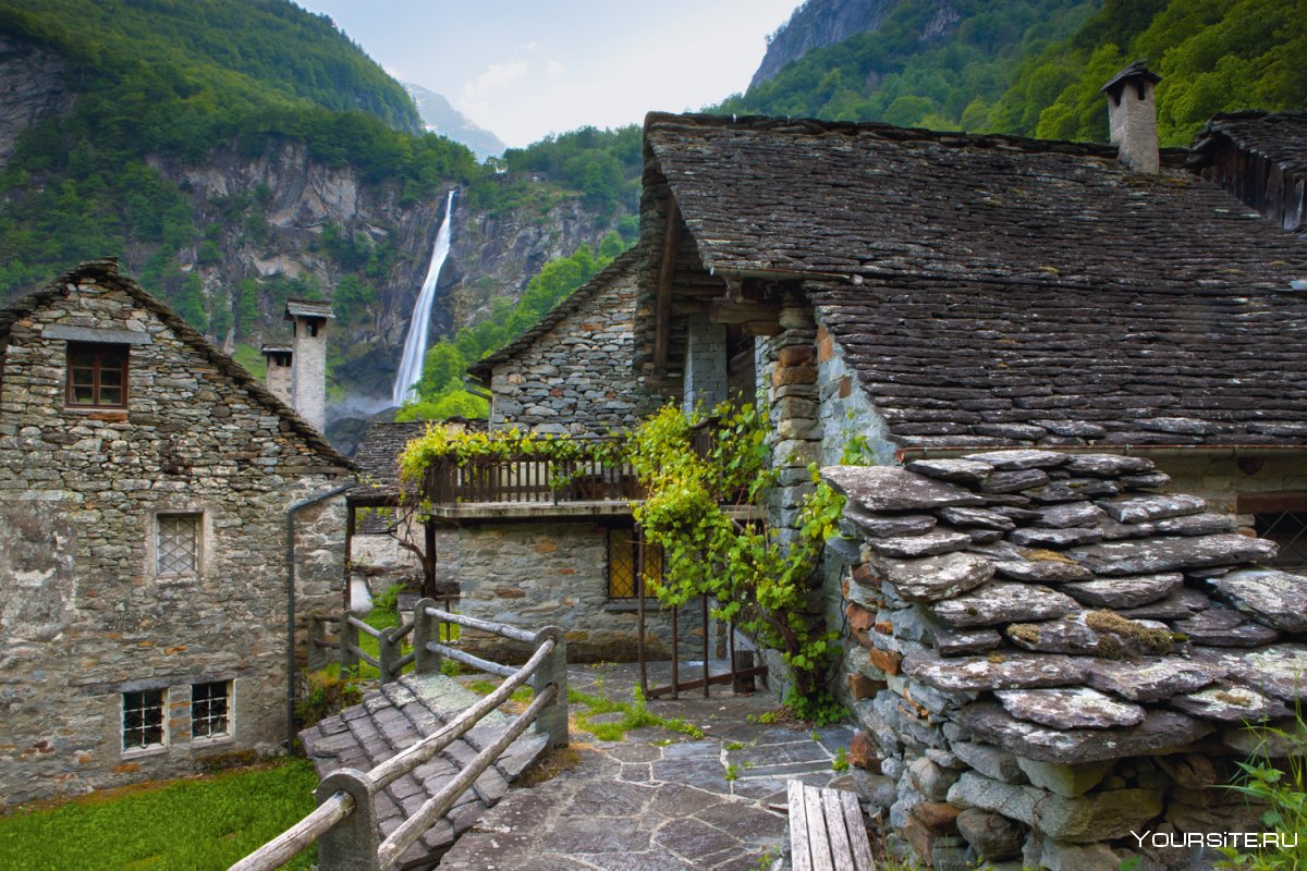 Деревня Фороглио Швейцария