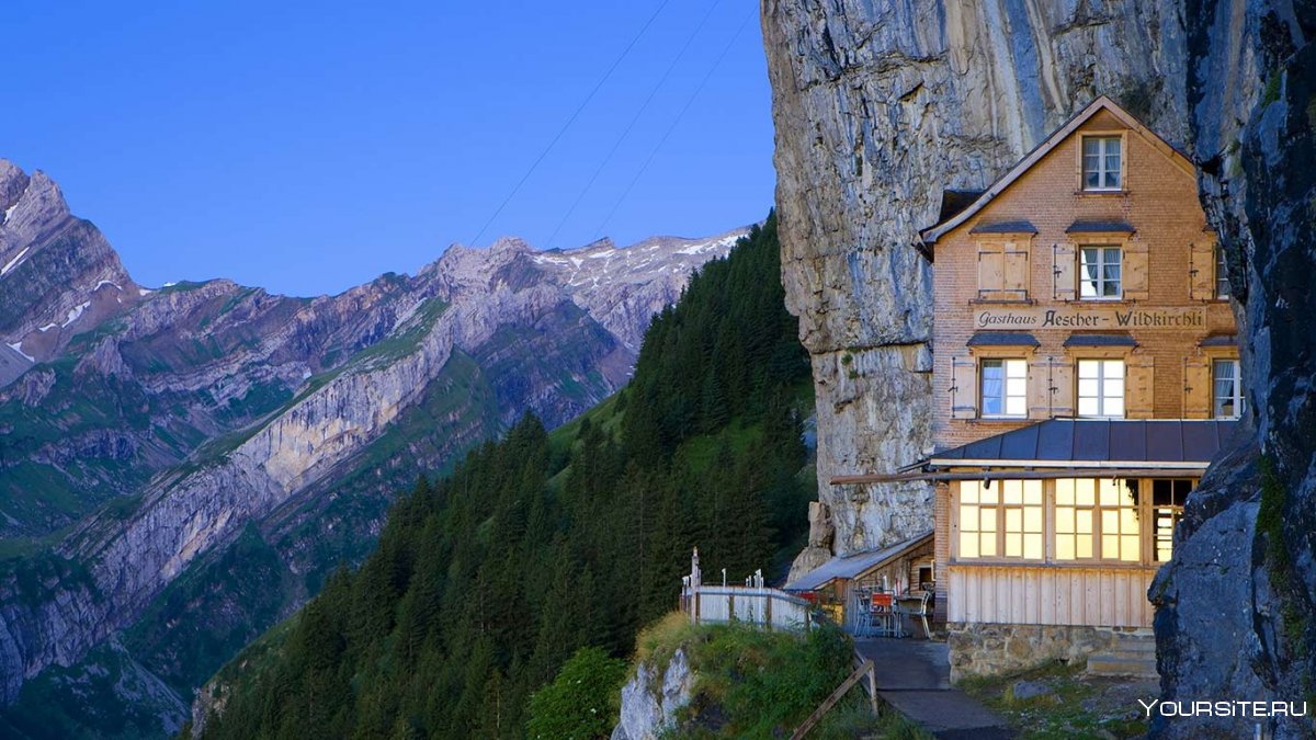 Отель в Швейцарии в горах нулл Стерн