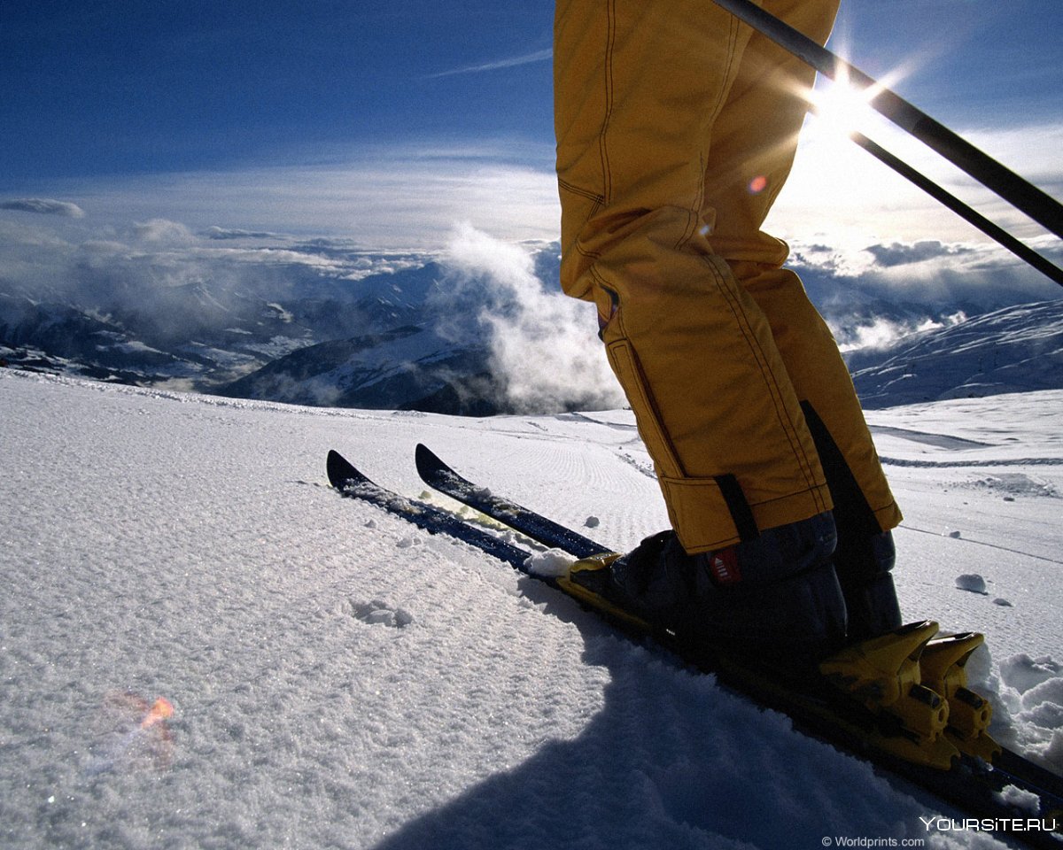 Правильное катание на горных лыжах