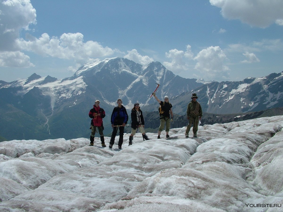Туризм Эльбрус лед скалы