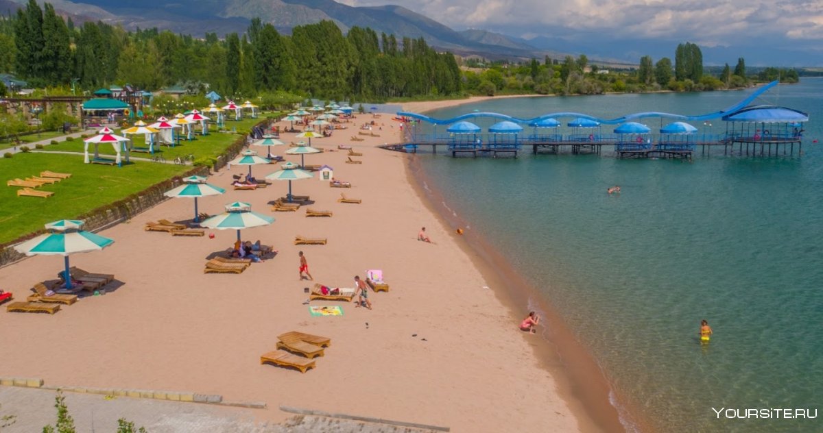 Озеро Иссык-Куль Курортная зона