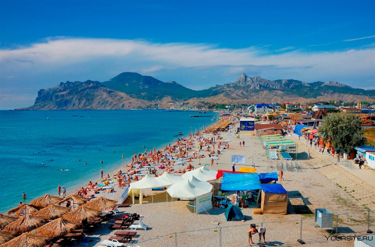 Коктебель Крым пляж