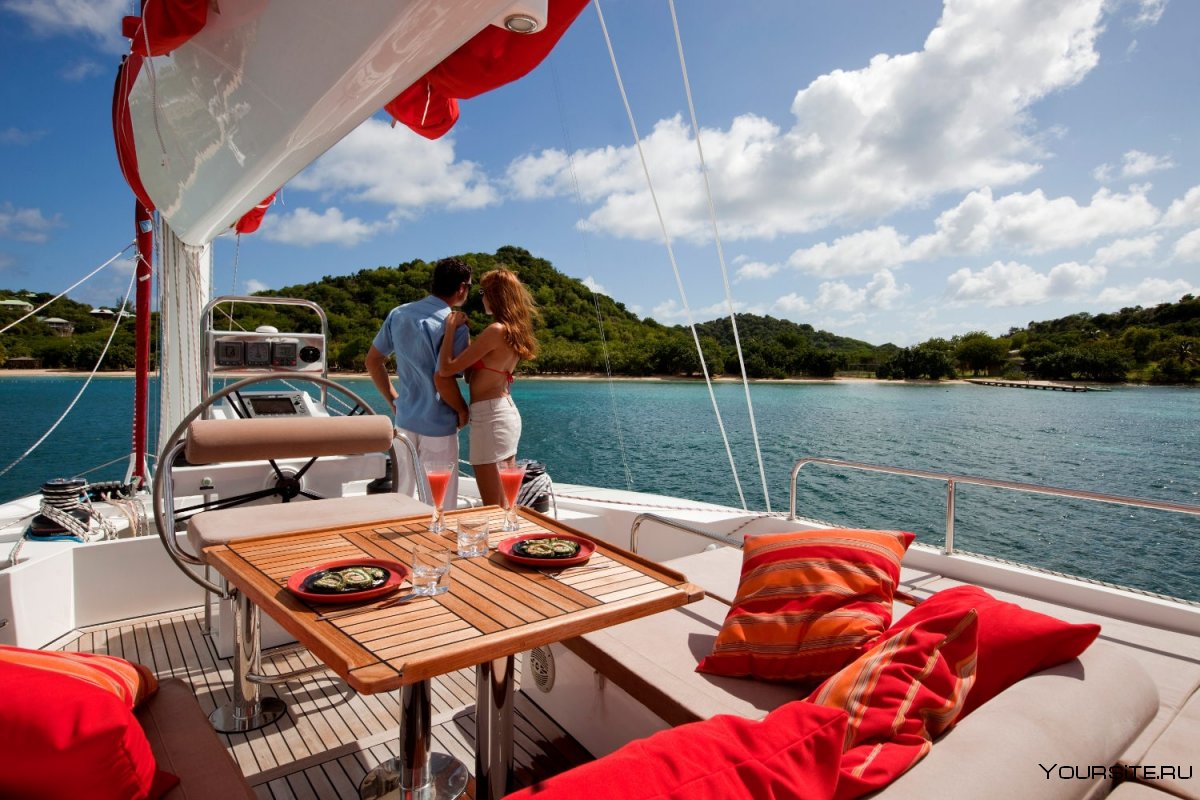 Романтическое путешествие на яхте