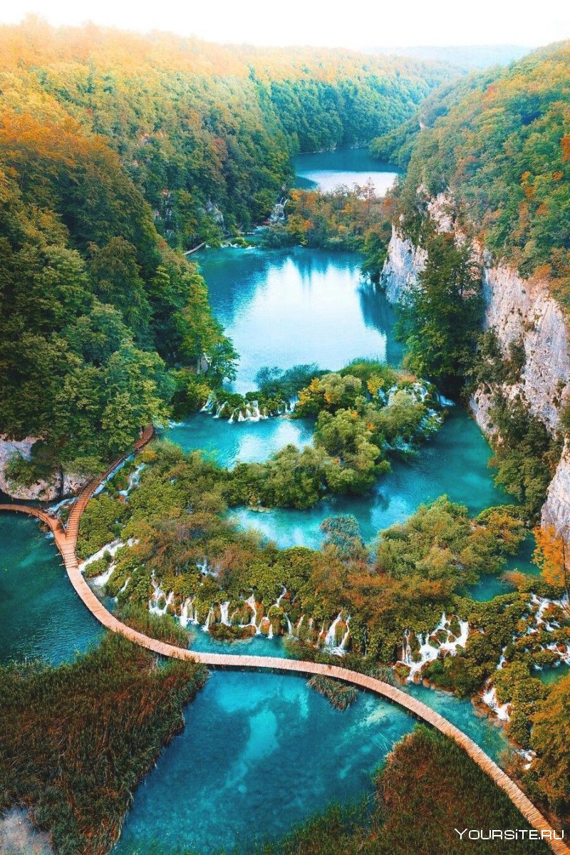 Долина Цзючжайгоу Китай зима