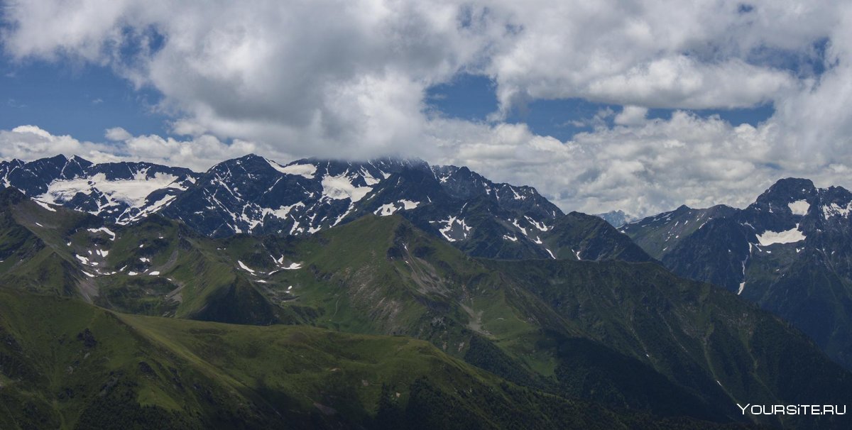 Кавказские горы Краснодарского