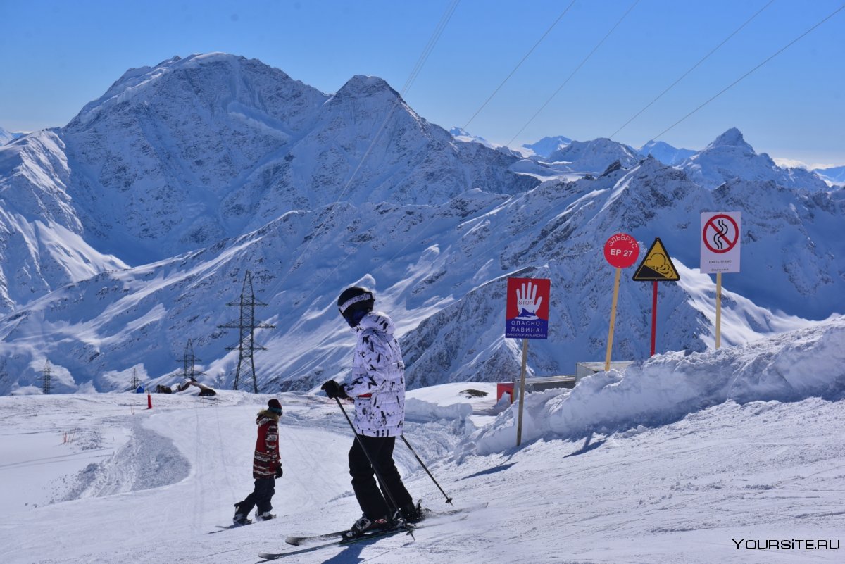 Эльбрус горнолыжный курорт высота