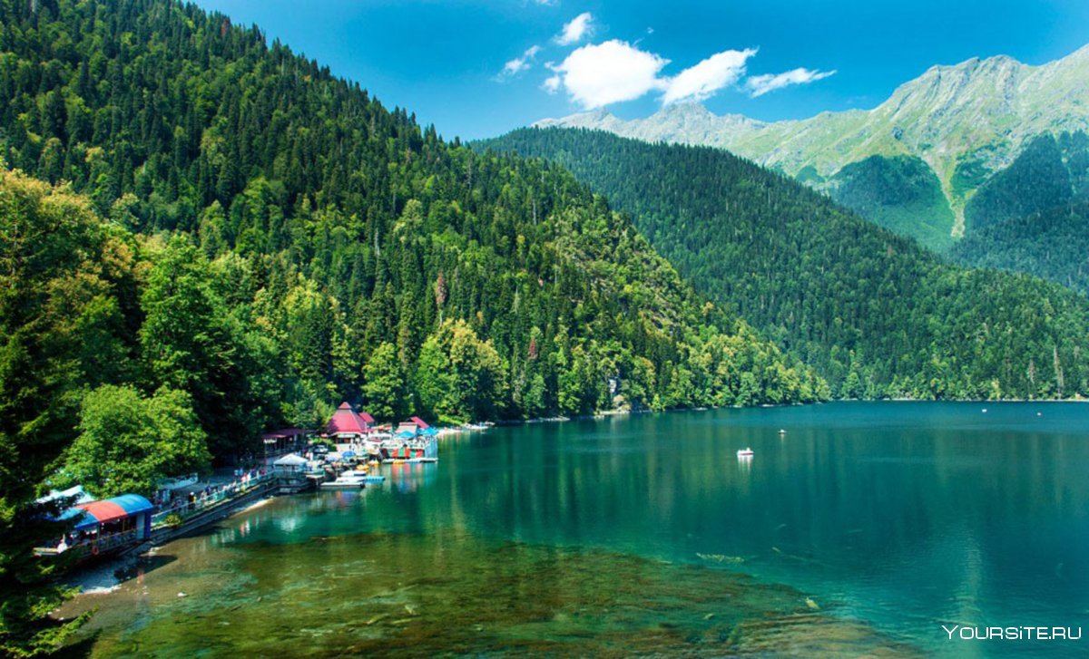 Абхазия Гагры озеро Рица