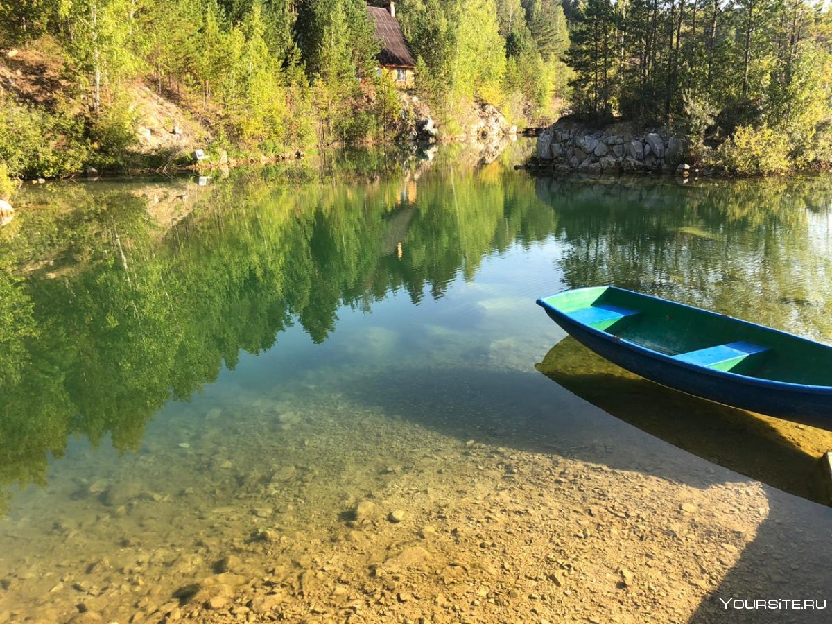 Караканский Бор мраморное озеро