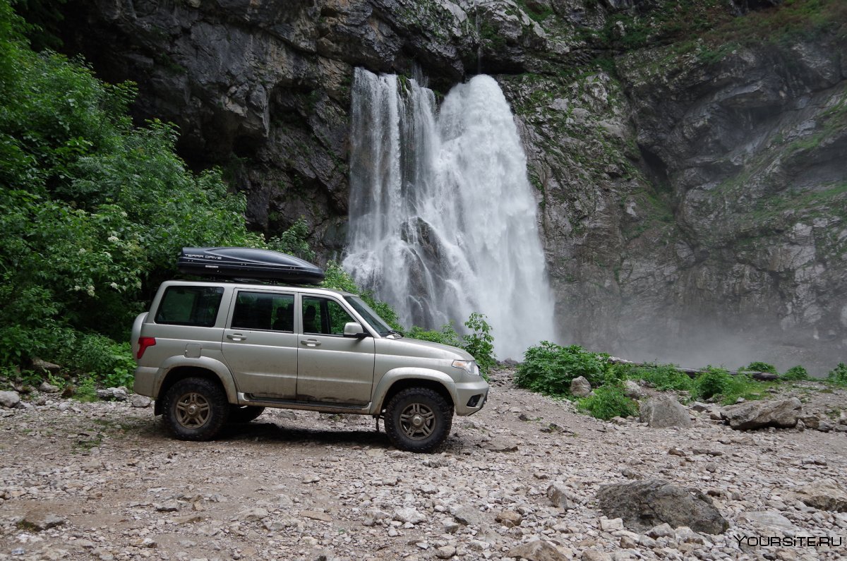 Джиппинг в Абхазии Гегский водопад