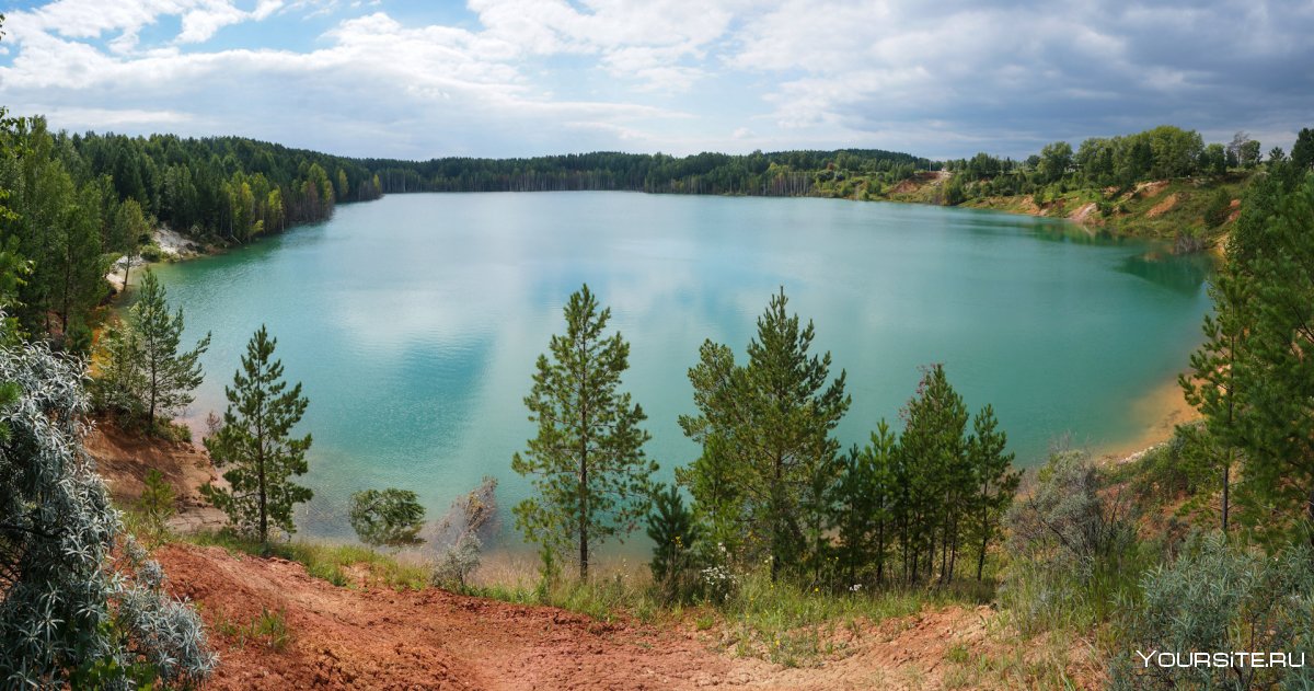 Голубое озеро Кемеровская область Апрелька