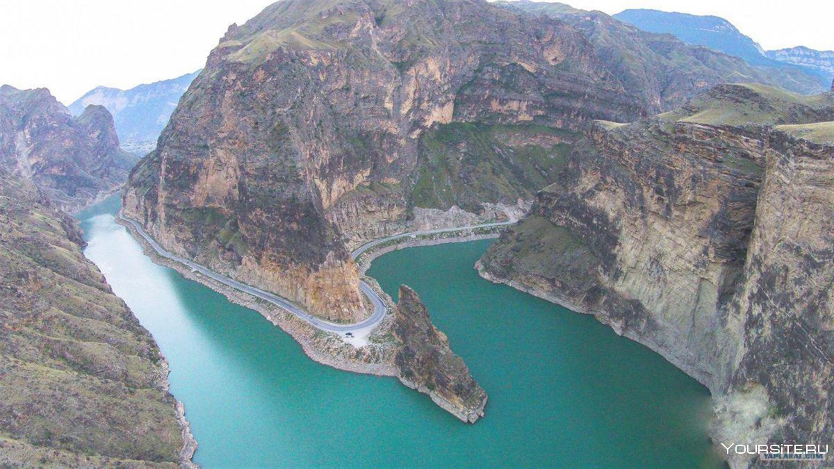 Ирганайское водохранилище и Сулакский каньон