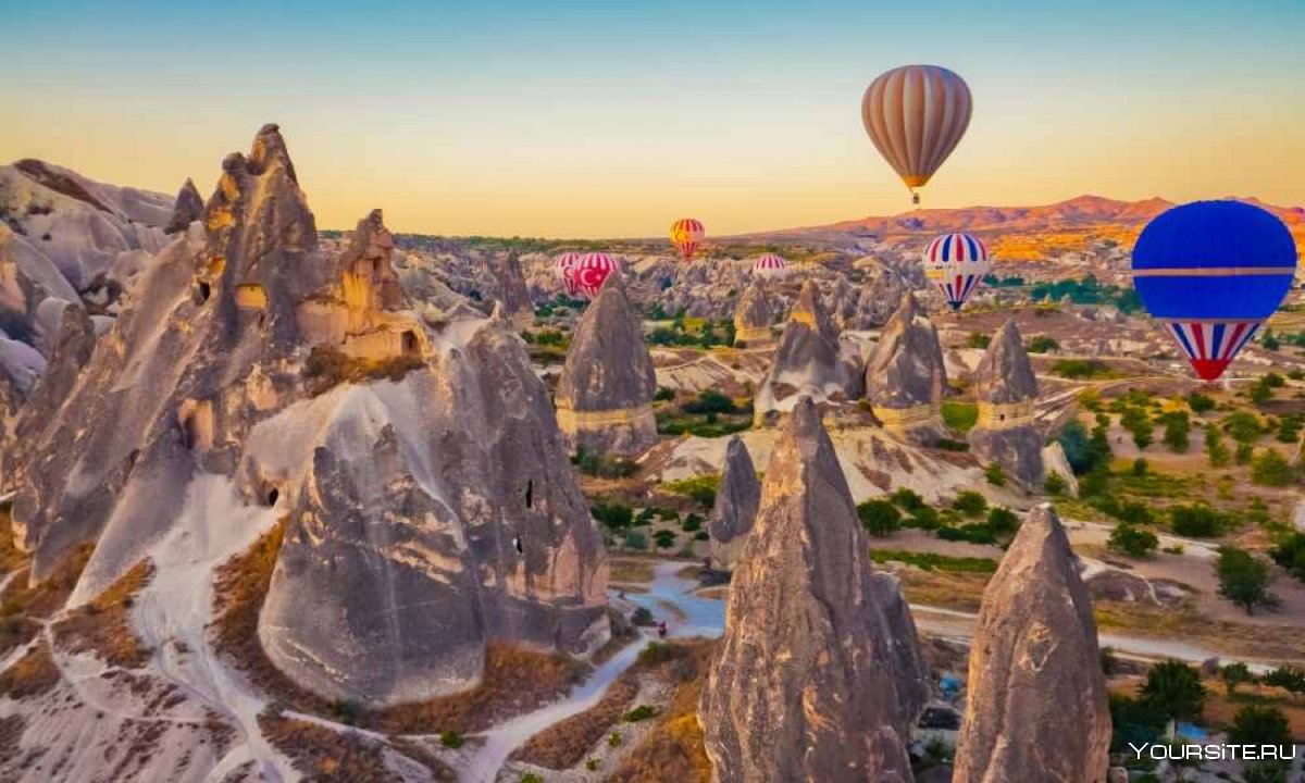 Каппадокия Турция воздушные шары отели