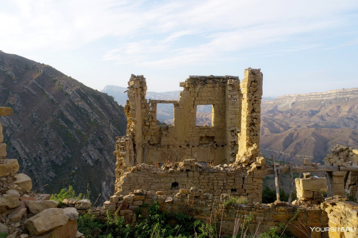 Гамсутль крепость в Дагестане