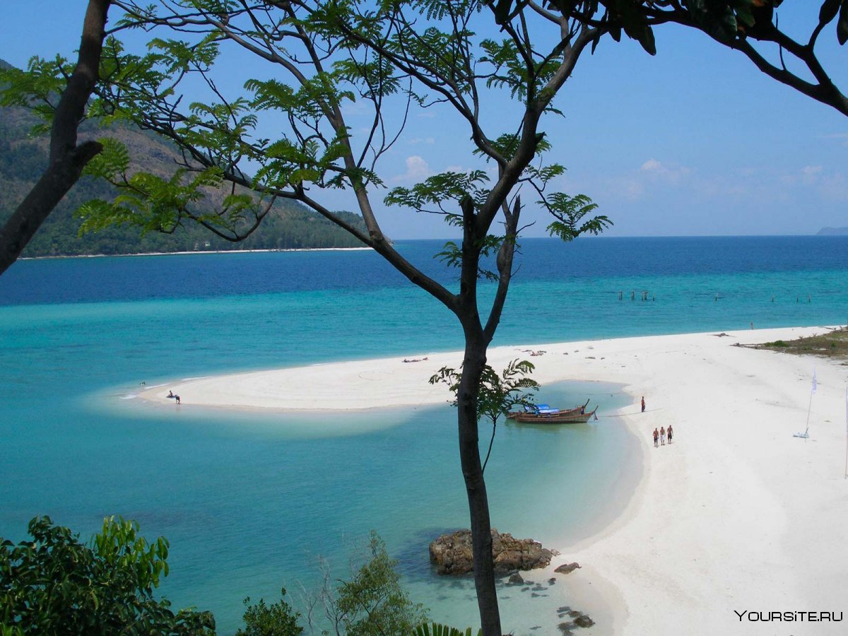 Остров колипэ Южный Тайланд