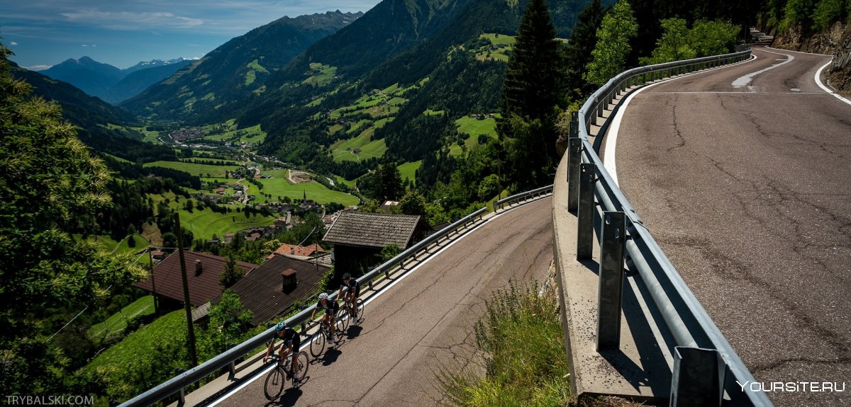 Горная дорога Швейцария