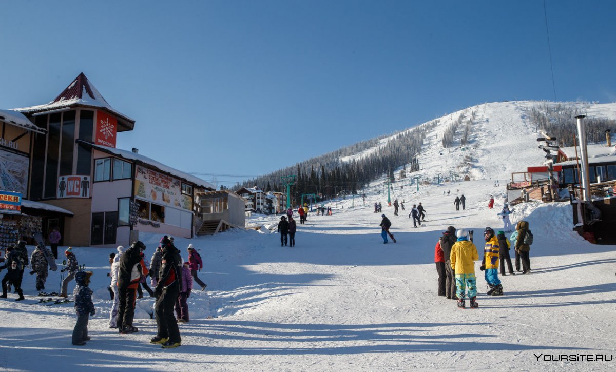 Гора Шерегеш горнолыжный курорт