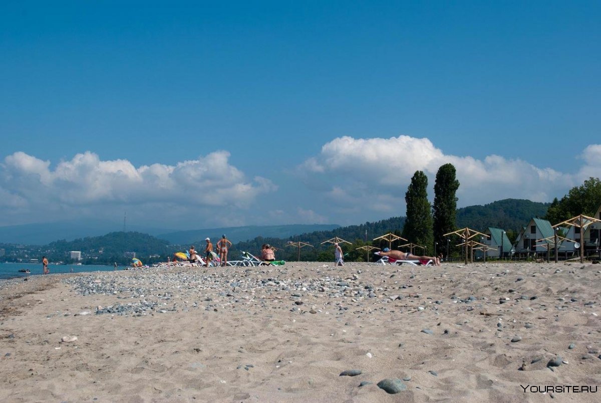 Пляж Сухум Абхазия 2021