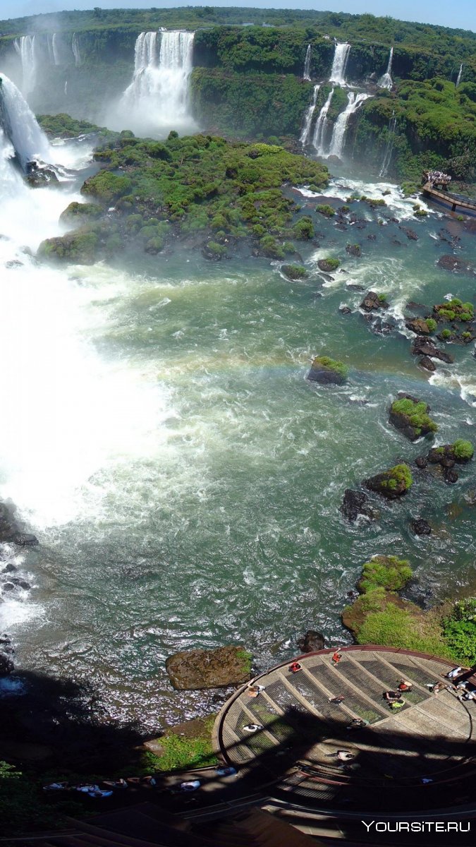 Водопад Игуасу вид сверху