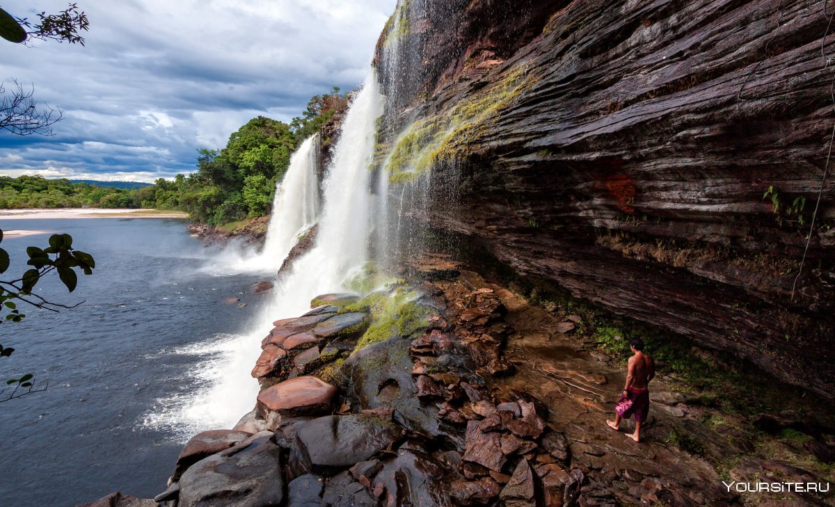 Водопад Анхель (национальный парк Канайма Венесуэла)