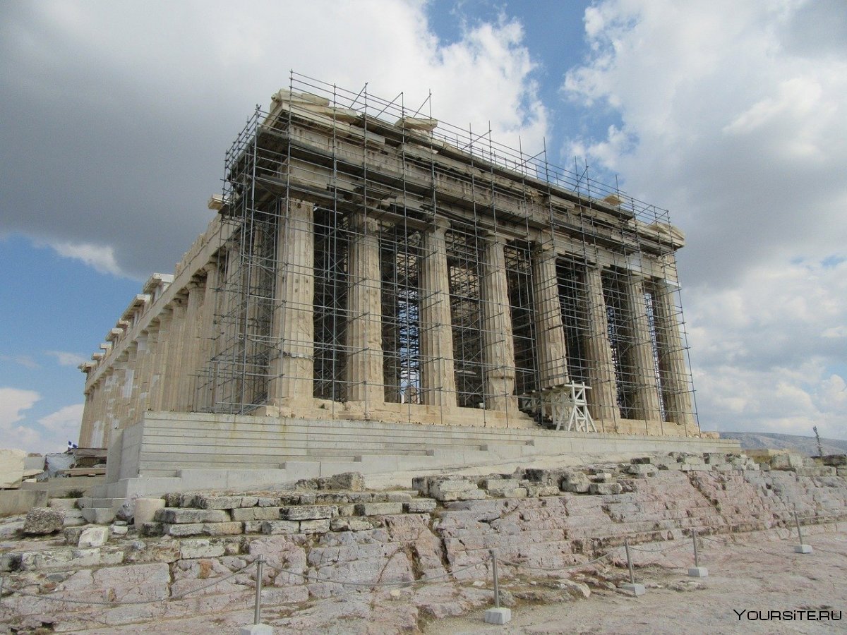 Греция амфитеатр Парфенон Колизей