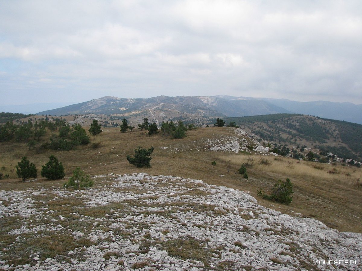 Рельеф гор Крыма