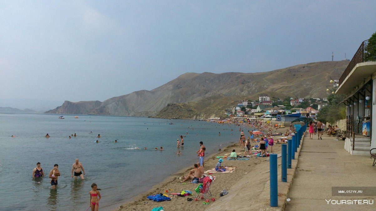 Орджоникидзе Крым фото пляжей и набережной
