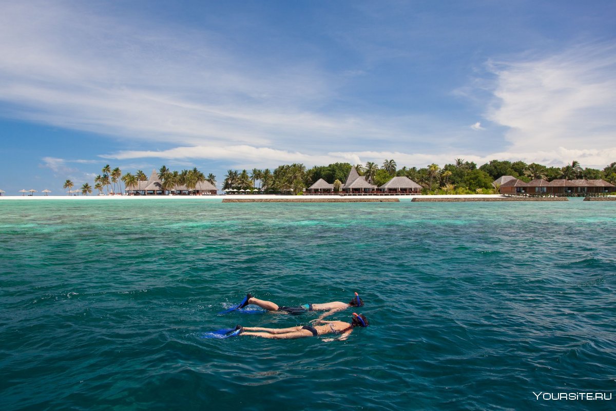 Мальдивы отель на атолле