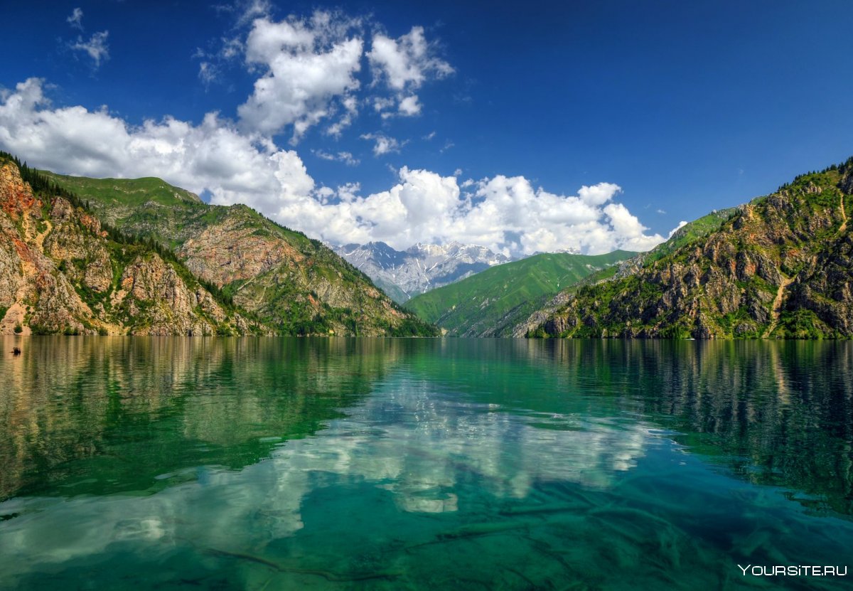 Озеро Сары-Челек Киргизия