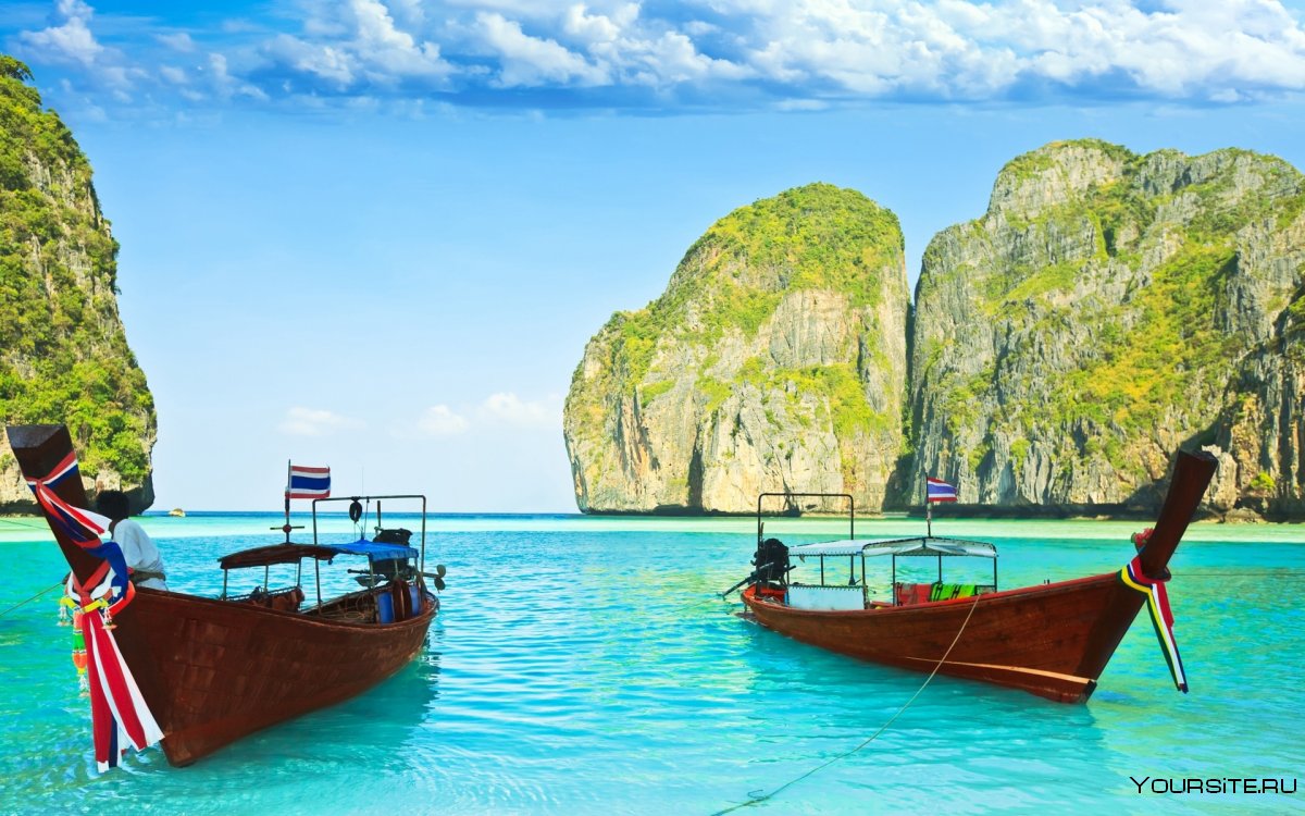 Таиланд Пхи Пхи лодки